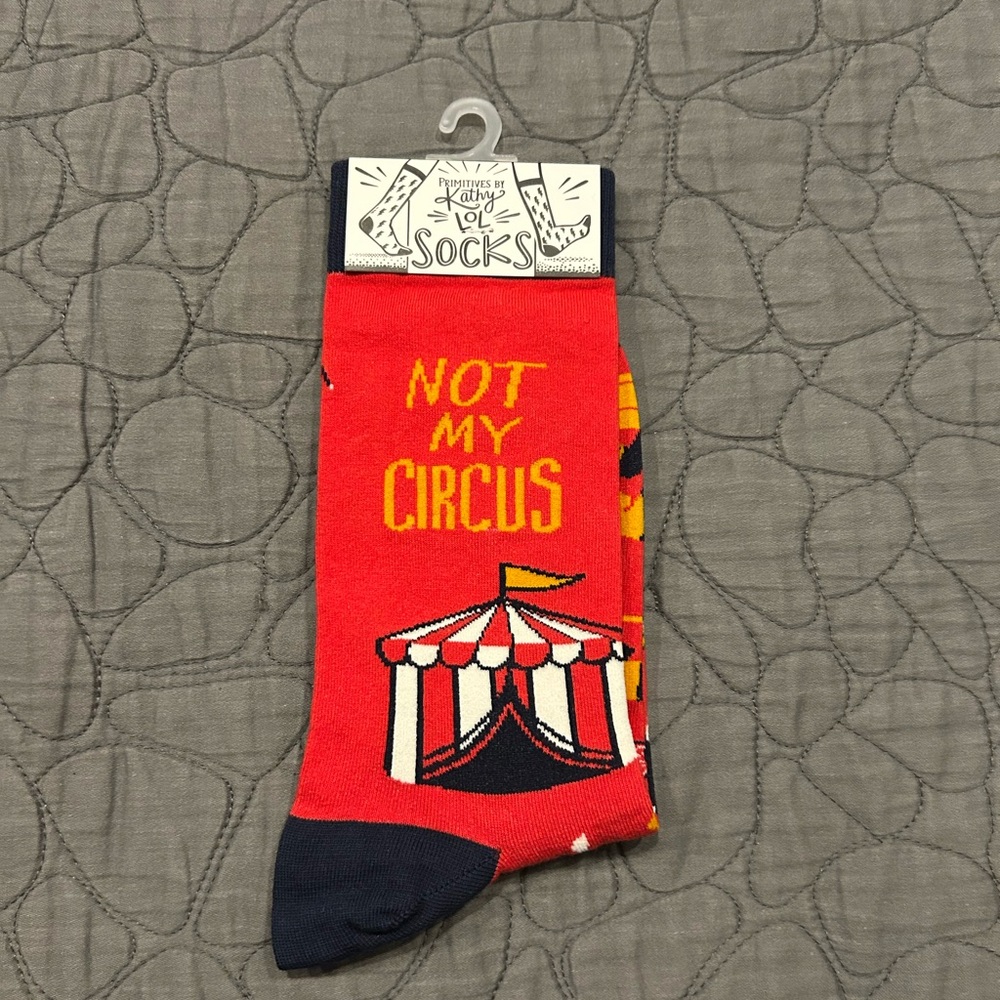 Primitives by Kathy Red Circus Socks